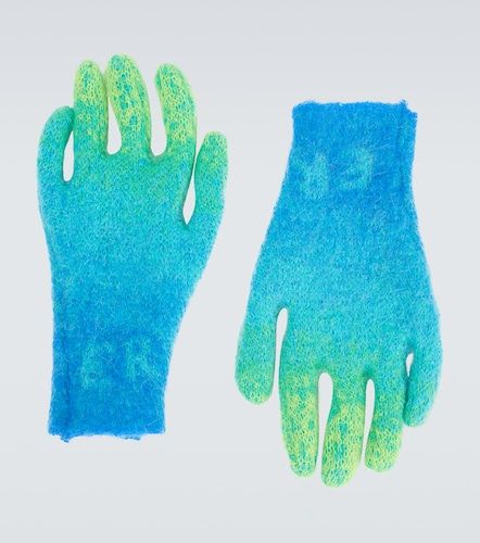 Gants dégradés en maille de mohair mélangé - ERL - Modalova