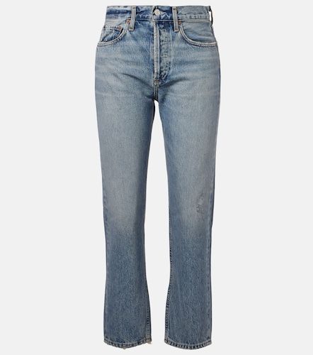 Jean droit Parker à taille mi-haute - Agolde - Modalova