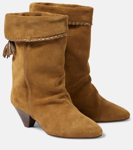 Bottines santiags Dalby en daim - Isabel Marant - Modalova