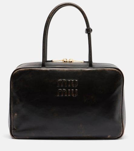 Sac Beau Large en cuir à logo - Miu Miu - Modalova