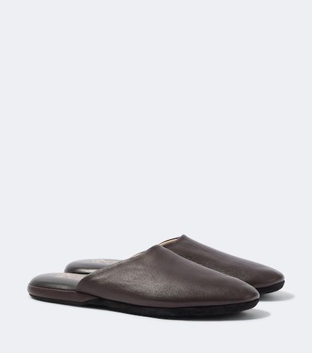 Charvet Slippers en cuir - Charvet - Modalova