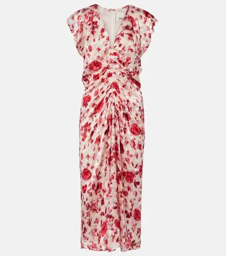 Robe midi Lindsay à fleurs en jacquard - Isabel Marant - Modalova
