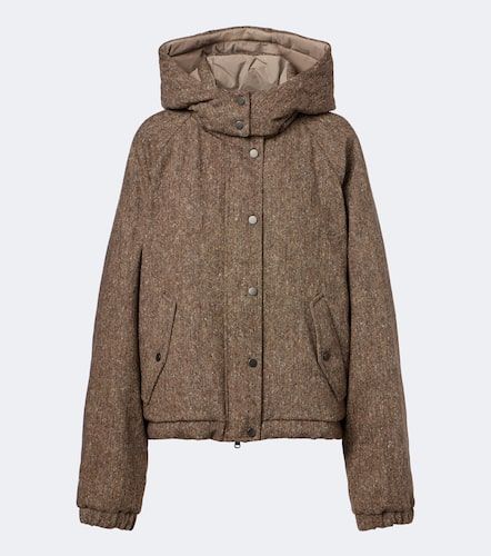 Veste doudoune Monili en laine mélangée à capuche - Brunello Cucinelli - Modalova
