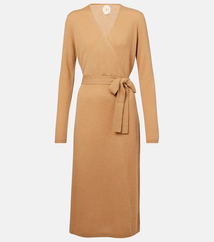 Robe portefeuille en laine et cachemire - Jardin des Orangers - Modalova