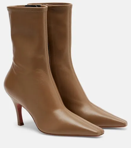 Amina Muaddi Bottines Jamie en cuir - Amina Muaddi - Modalova