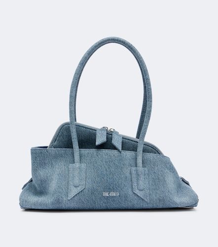 Sac porté épaule Small La Passeggiata en denim - The Attico - Modalova