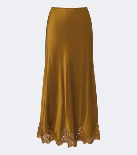 Jupe nuisette Clash en satin de soie - Zimmermann - Modalova