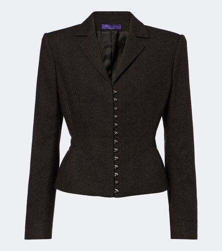 Blazer péplum en laine vierge - Ralph Lauren Collection - Modalova