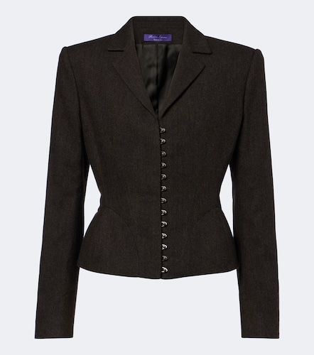 Blazer péplum en laine vierge - Ralph Lauren Collection - Modalova