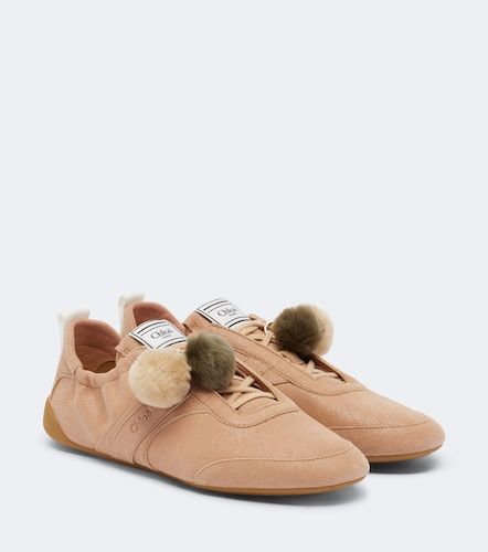 Chloé Baskets Chloé Kick en daim - Chloe - Modalova