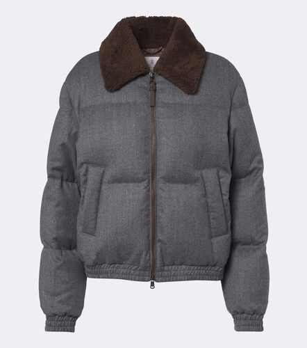 Veste doudoune Monili en laine vierge - Brunello Cucinelli - Modalova
