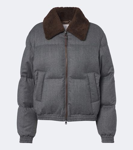 Veste doudoune Monili en laine vierge - Brunello Cucinelli - Modalova