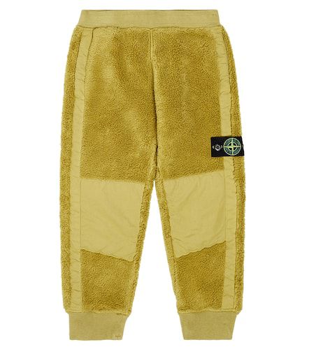 Pantalon de survêtement en coton mélangé - Stone Island Junior - Modalova