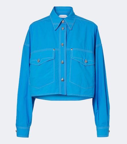 Chemise courte Medusa en coton - Versace - Modalova
