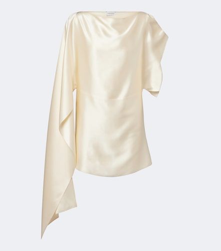 Top asymétrique en satin de soie - Magda Butrym - Modalova