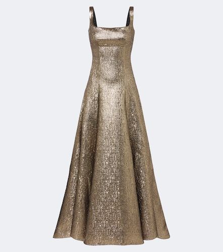 Robe longue en jacquard lamé - Roland Mouret - Modalova