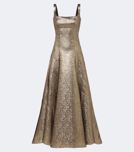 Robe longue en jacquard lamé - Roland Mouret - Modalova
