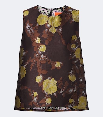 Top Devon en jacquard à fleurs - La DoubleJ - Modalova