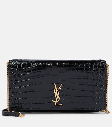 Pochette pour téléphone Cassandre en cuir - Saint Laurent - Modalova