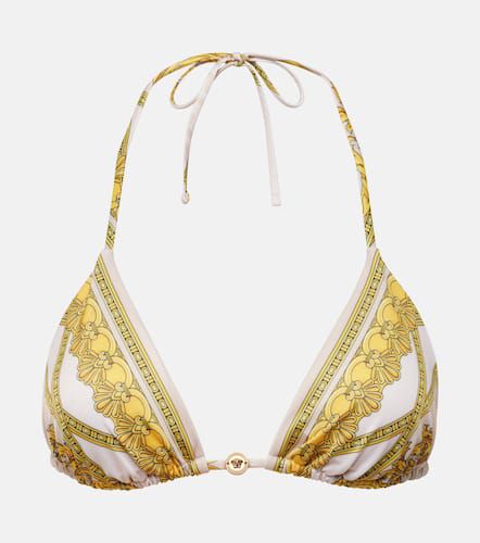 Versace Haut de bikini imprimé - Versace - Modalova