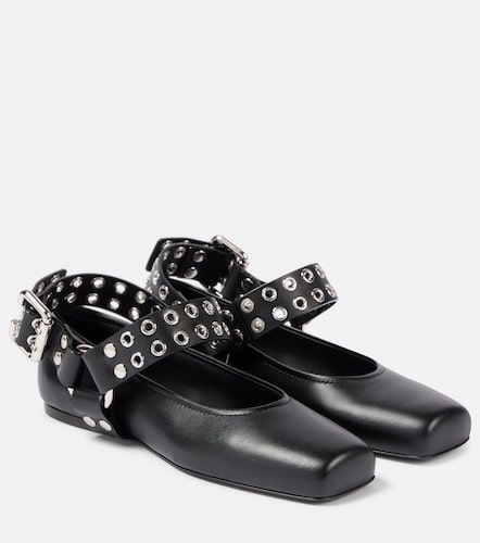 Alaïa Ballerines en cuir à ornements - Alaia - Modalova