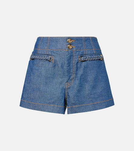 Short Wylie à taille haute en jean - Zimmermann - Modalova