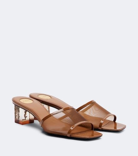 Mules Sip à finitions en cuir - Saint Laurent - Modalova