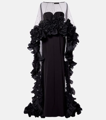 Jenny Packham Robe longue à cape - Jenny Packham - Modalova