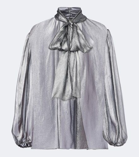 Blouse en soie à col lavallière - Dolce&Gabbana - Modalova