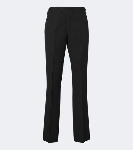 Prada Pantalon slim en laine vierge - Prada - Modalova