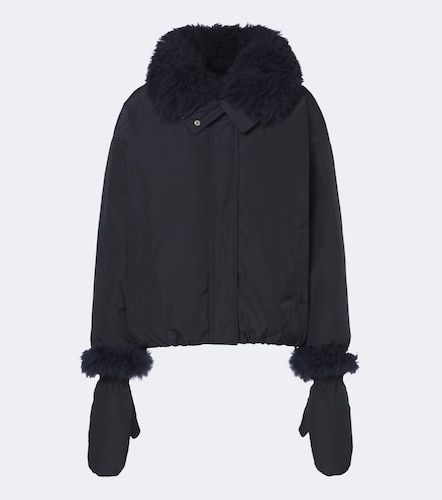 Veste doudoune en laine - Yves Salomon - Modalova