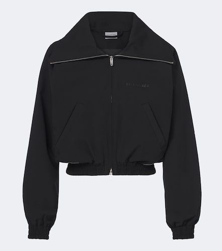 Veste blouson en coton mélangé - Balenciaga - Modalova