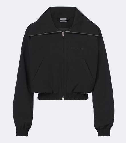 Veste blouson en coton mélangé - Balenciaga - Modalova