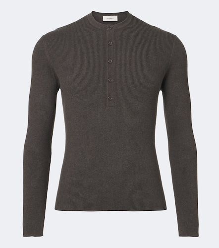 Top Henley Falk en coton et cachemire - Lisa Yang - Modalova