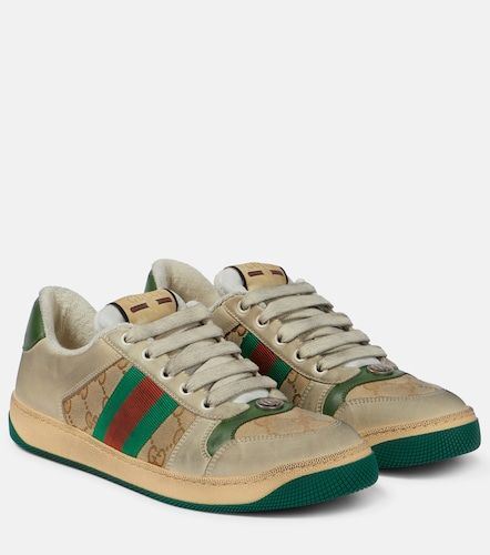 Gucci Baskets Screener en cuir - Gucci - Modalova