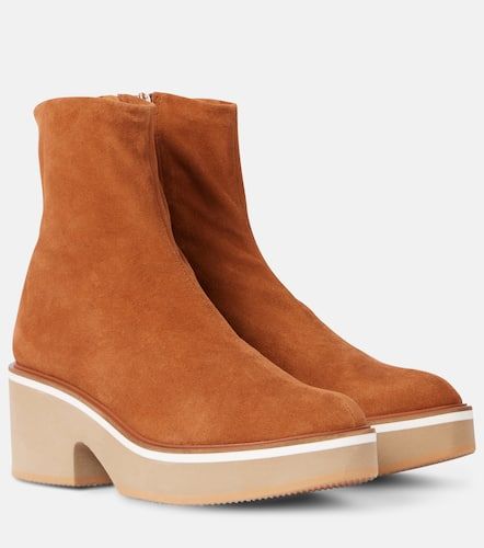 Bottines Albane  plateforme en daim - Clergerie - Modalova