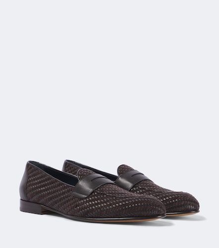 Mocassins Appia en cuir et daim - Brioni - Modalova