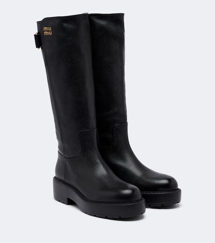 Miu Miu Bottes en cuir - Miu Miu - Modalova