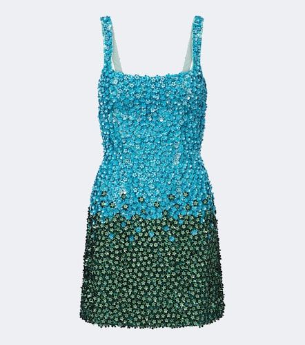 Là Fuori Robe en soie à ornements - La Fuori - Modalova