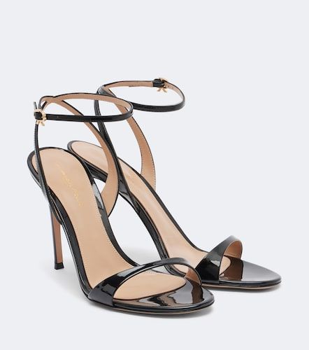 Sandales Ribbon en cuir verni - Gianvito Rossi - Modalova