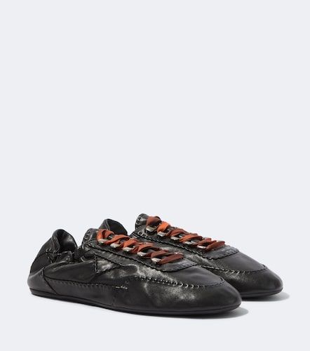 Prada Baskets Collapse en cuir - Prada - Modalova