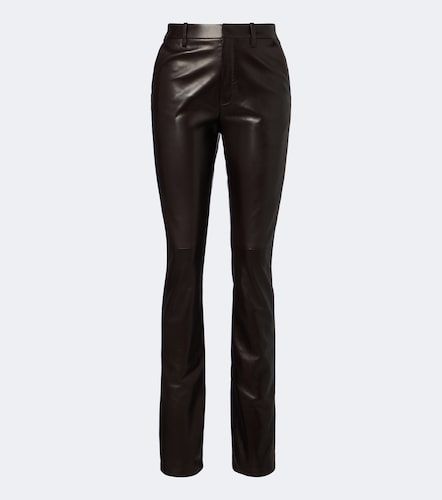 Pantalon slim en cuir - Ralph Lauren Collection - Modalova