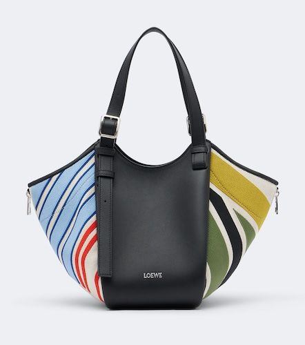 Cabas Hammock Flip en cuir à broderie - Loewe - Modalova