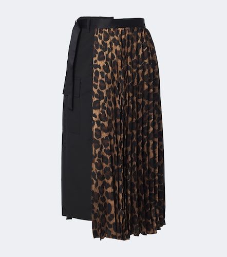 Sacai Jupe midi à motif léopard - Sacai - Modalova