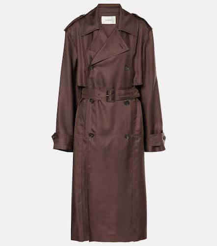 Saint Laurent Trench-coat en soie - Saint Laurent - Modalova