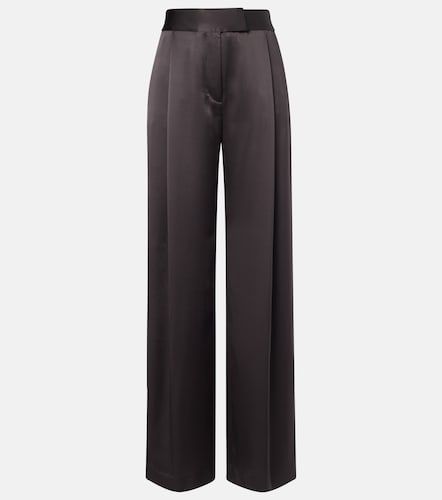 Pantalon ample en satin de soie - The Sei - Modalova