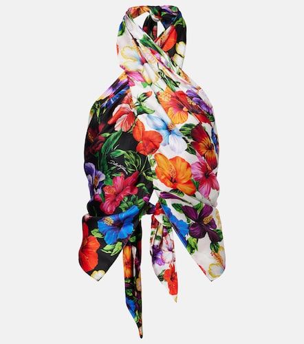 Dolce&Gabbana Top en soie à fleurs - Dolce&Gabbana - Modalova