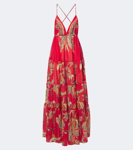 Robe longue en coton à imprimé - Etro - Modalova