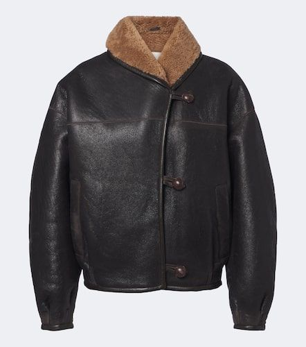 Veste Charina en cuir et shearling - Isabel Marant - Modalova