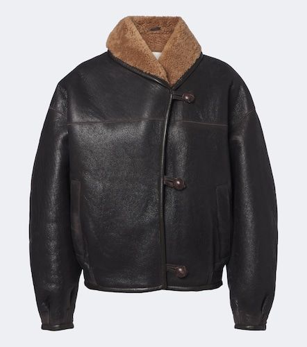 Veste Charina en cuir et shearling - Isabel Marant - Modalova